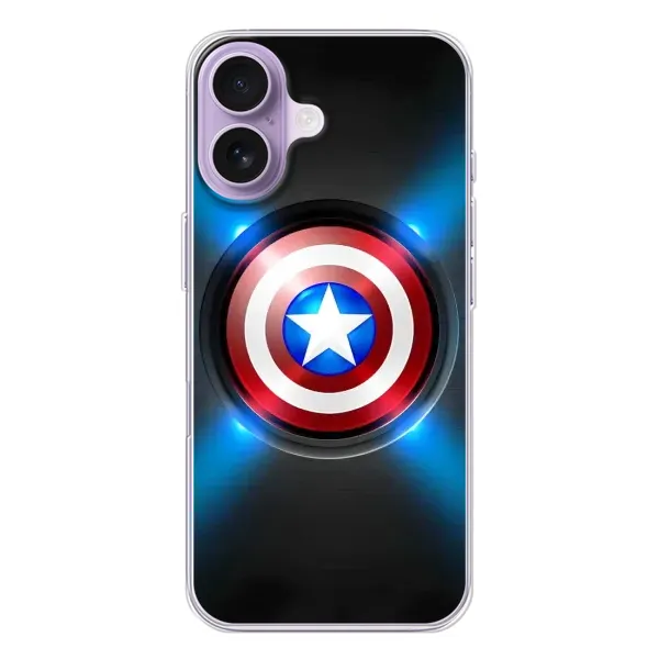 Чехол с рисунком «Яркий Щит Капитана» для iPhone 17 Чехол с рисунком «Яркий Щит Капитана» для iPhone 17