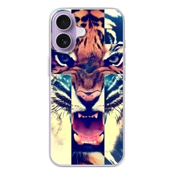 Чехол с рисунком «Яркий Тигр» для iPhone 17