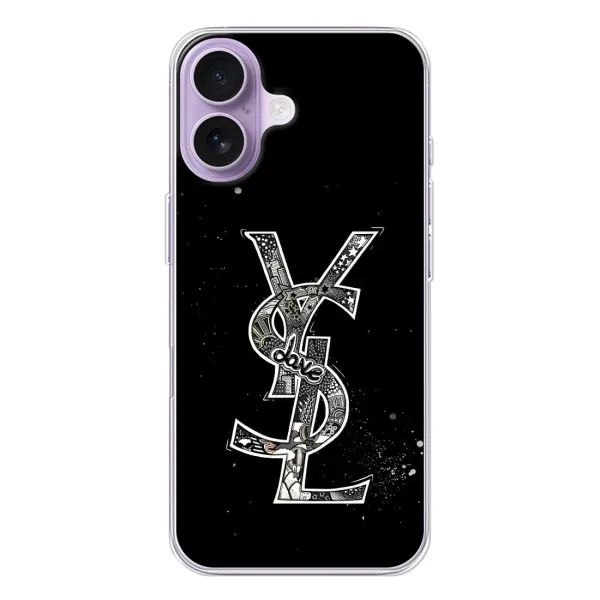 Чехол с рисунком «YSL» для iPhone 17