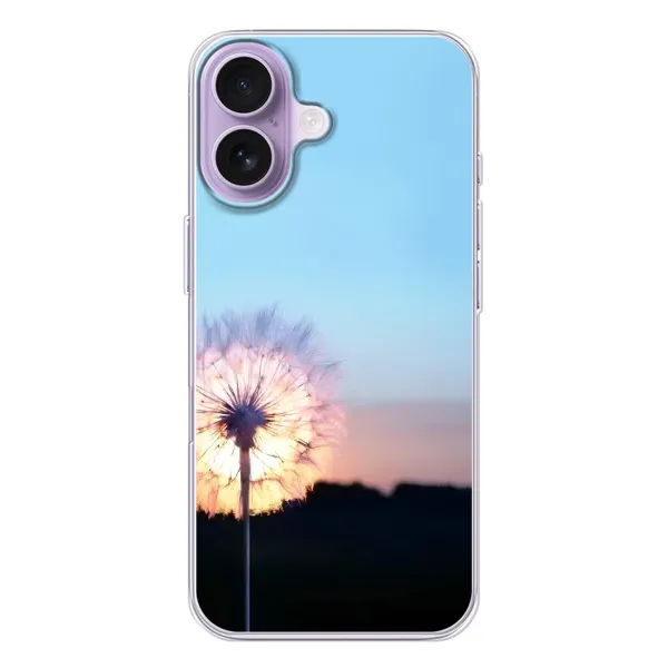 Чехол с рисунком «Закат с одуванчиком» для iPhone 17 Чехол с рисунком «Закат с одуванчиком» для iPhone 17