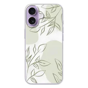 Чохол квітковий дизайн для iPhone 17 (Зелений дизайн)
