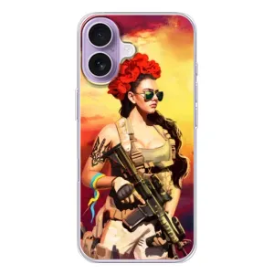 ЗСУ Чехлы (TPU) для iPhone 17 (Женщина солдат)