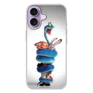 Силиконовый чехол с принтом Зоотрополіс для iPhone 17 (Змея Зоо)