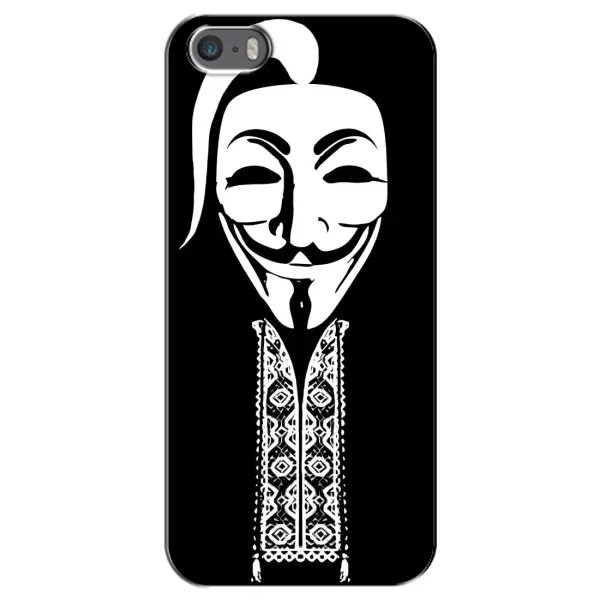 Чехол с рисунком «Анонимус» для iPhone 5 / 5s / SE