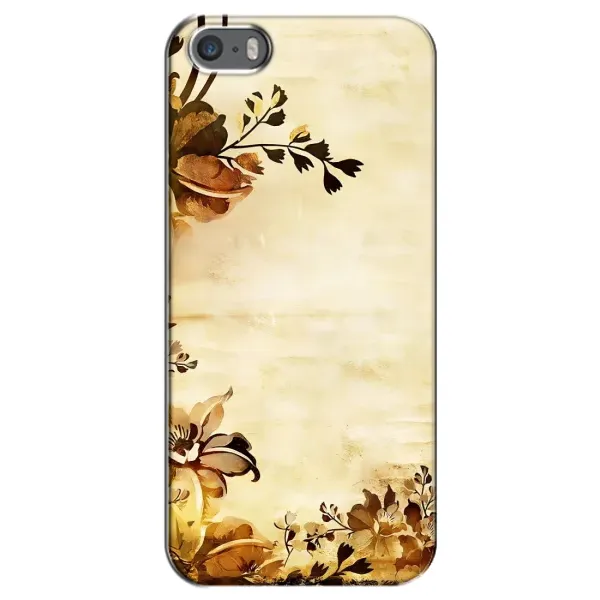 Чехол с рисунком «Арт-цветы» для iPhone 5 / 5s / SE Чехол с рисунком «Арт-цветы» для iPhone 5 / 5s / SE