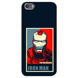 Чехол Супергерой Железный человек на iPhone 5 / 5s / SE (Art Iron man)