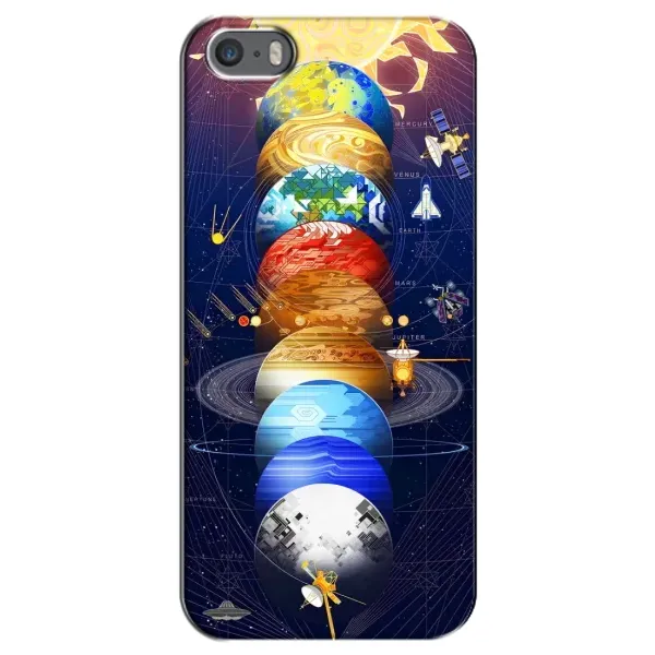 Чехол с рисунком «Арт планети» для iPhone 5 / 5s / SE Чехол с рисунком «Арт планети» для iPhone 5 / 5s / SE