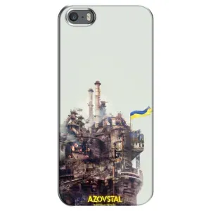 Чехлы на военную тематику для iPhone 5 / 5s / SE (Азовсталь)