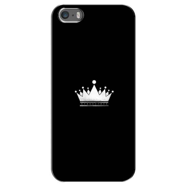 Чехол с рисунком «Белая корона» для iPhone 5 / 5s / SE
