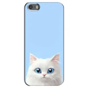 Чохол на тематику: Коти для iPhone 5 / 5s / SE (Білий кіт)
