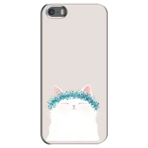 Чохол на тематику: Коти для iPhone 5 / 5s / SE (Білий котик)