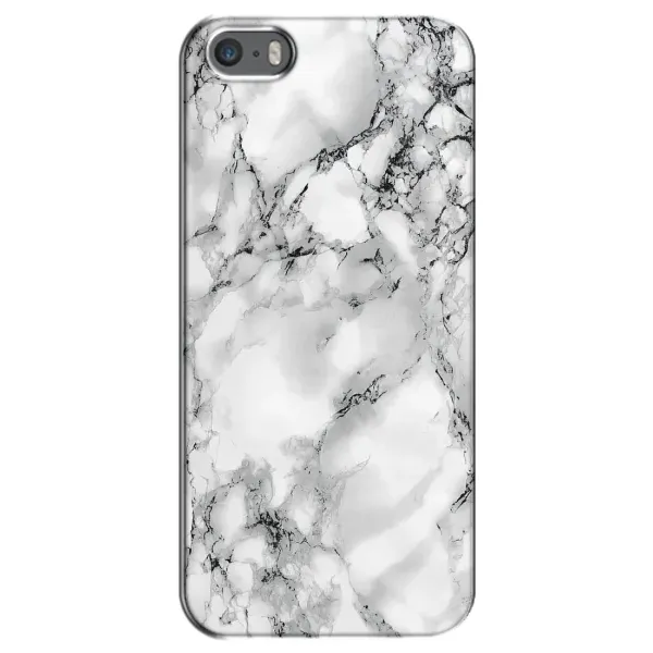 Чехол с рисунком «Белый мрамор» для iPhone 5 / 5s / SE Чехол с рисунком «Белый мрамор» для iPhone 5 / 5s / SE