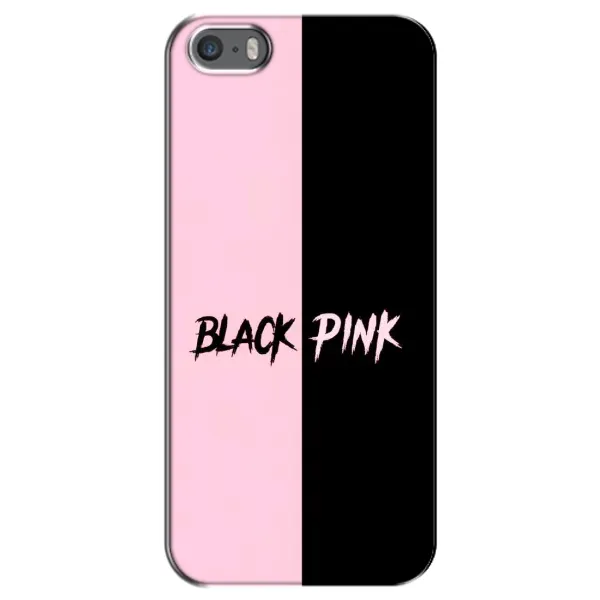 Чехол с рисунком «BLACK PINK» для iPhone 5 / 5s / SE