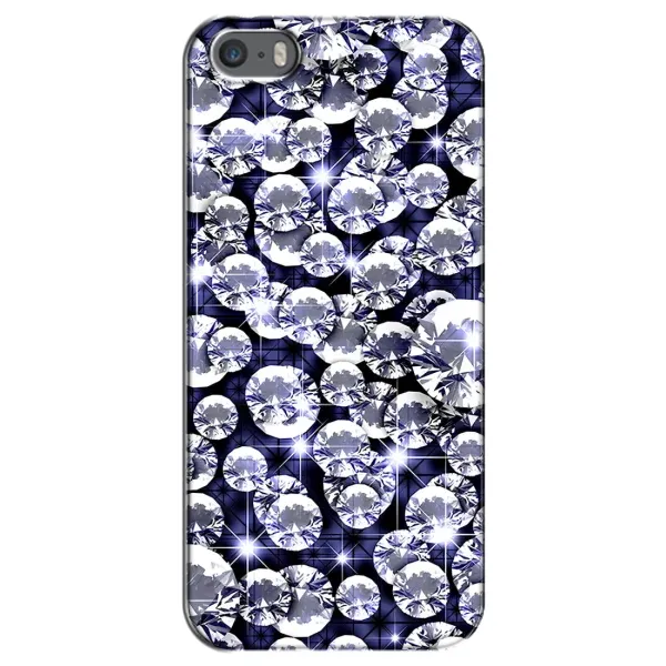 Чехол с рисунком «Бриллианты» для iPhone 5 / 5s / SE