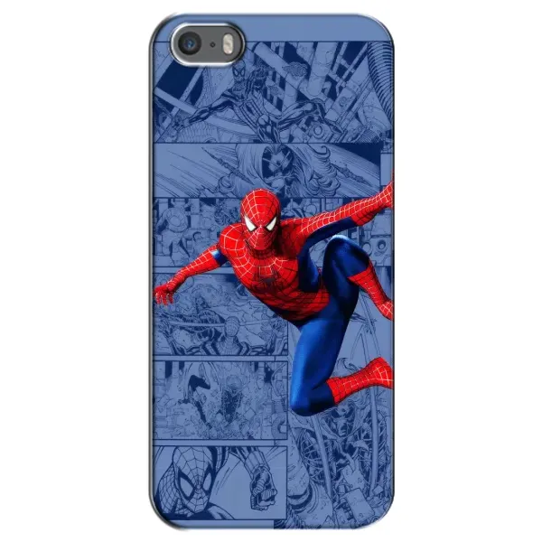 Чехол с рисунком «Человек Паук» для iPhone 5 / 5s / SE