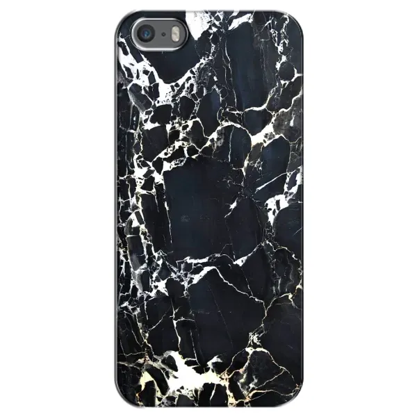 Чехол с рисунком «Чёрный мрамор» для iPhone 5 / 5s / SE Чехол с рисунком «Чёрный мрамор» для iPhone 5 / 5s / SE