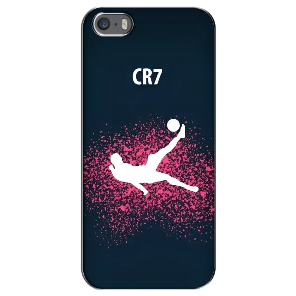Чехол с рисунком «CR7 Удар» для iPhone 5 / 5s / SE