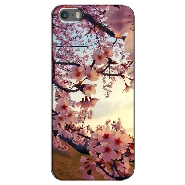 Чехол с рисунком «Цветущая сакура» для iPhone 5 / 5s / SE Чехол с рисунком «Цветущая сакура» для iPhone 5 / 5s / SE