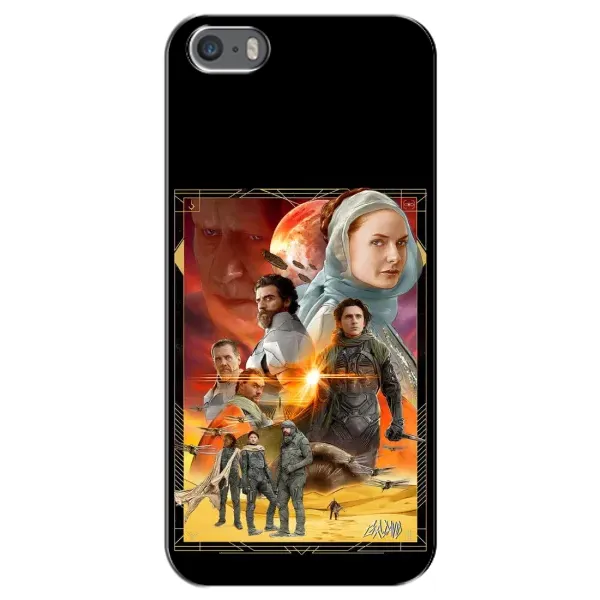 Чехол с рисунком «Д Ю Н А» для iPhone 5 / 5s / SE