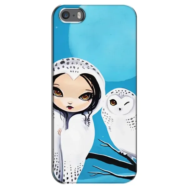 Чехол с рисунком «Девочка Сова» для iPhone 5 / 5s / SE Чехол с рисунком «Девочка Сова» для iPhone 5 / 5s / SE