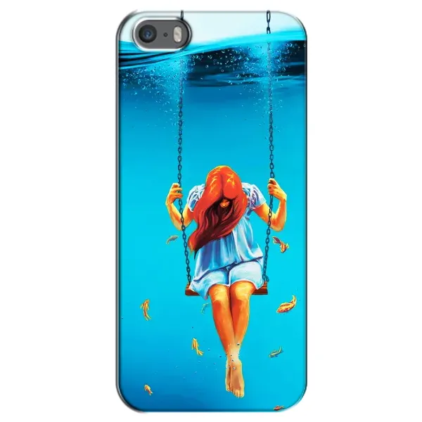 Чехол с рисунком «Девушка на качели» для iPhone 5 / 5s / SE Чехол с рисунком «Девушка на качели» для iPhone 5 / 5s / SE