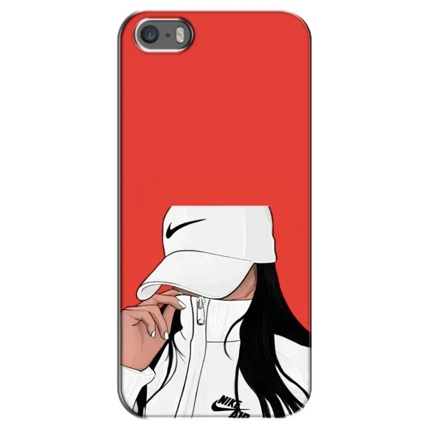 Чехол с рисунком «Девушка Nike» для iPhone 5 / 5s / SE Чехол с рисунком «Девушка Nike» для iPhone 5 / 5s / SE