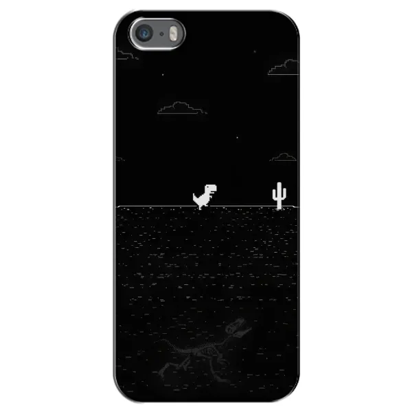 Чехол с рисунком «Динозаврик» для iPhone 5 / 5s / SE