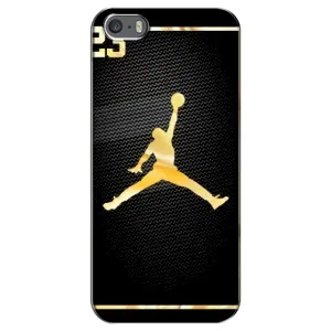 Силиконовый Чехол Nike Air Jordan на Айфон 5 / 5с / СЕ (Джордан 23)