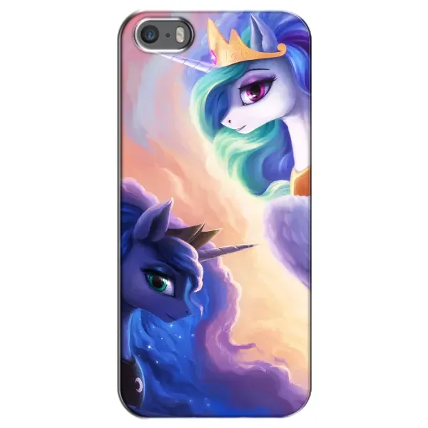 Чехол с рисунком «Единорожки на тучках» для iPhone 5 / 5s / SE Чехол с рисунком «Единорожки на тучках» для iPhone 5 / 5s / SE