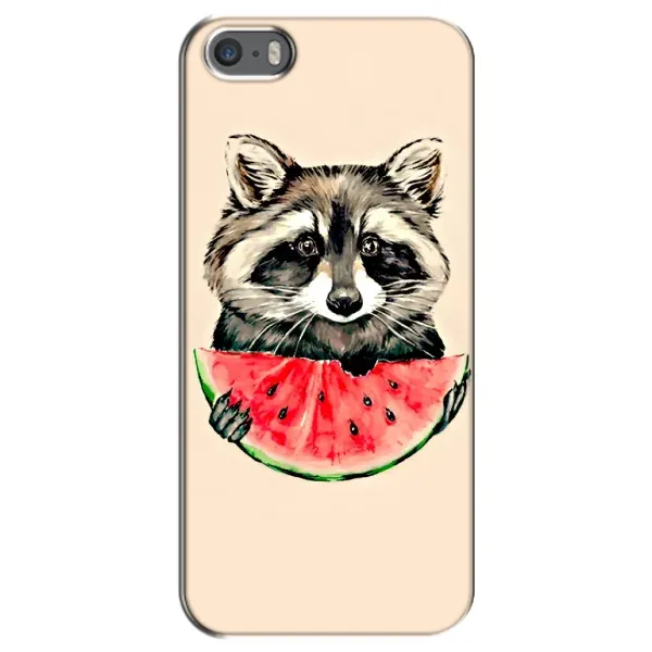 Чехол с рисунком «Енот» для iPhone 5 / 5s / SE Чехол с рисунком «Енот» для iPhone 5 / 5s / SE