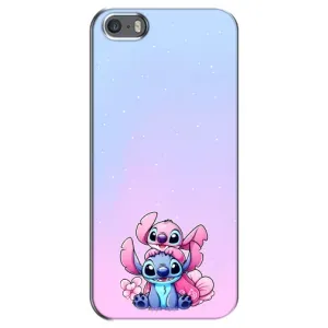 Чехол с рисунком «Энджл и Стич» для iPhone 5 / 5s / SE