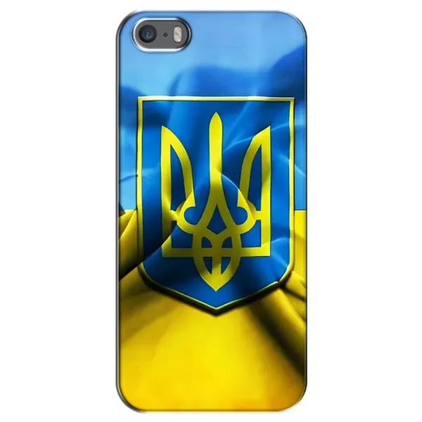 Чехол с рисунком «Герб и Флаг Украины» для iPhone 5 / 5s / SE Чехол с рисунком «Герб и Флаг Украины» для iPhone 5 / 5s / SE
