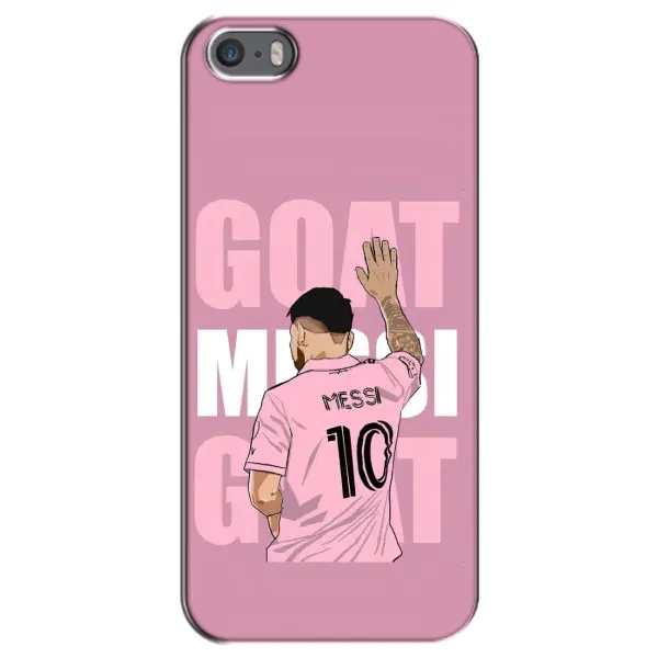 Чехол с рисунком «GOAT MESSI» для iPhone 5 / 5s / SE