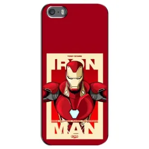 Чехол Супергерой Железный человек на iPhone 5 / 5s / SE (Iron man)