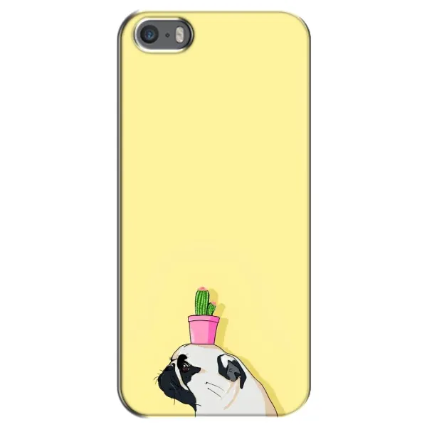 Чехол с рисунком «Кактус на голове» для iPhone 5 / 5s / SE Чехол с рисунком «Кактус на голове» для iPhone 5 / 5s / SE