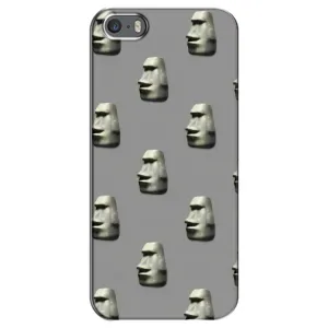Чехол с рисунком «Каменное лицо» для iPhone 5 / 5s / SE
