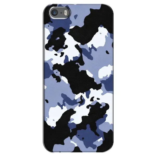 Чехол с рисунком «Камуфляжный Серый» для iPhone 5 / 5s / SE Чехол с рисунком «Камуфляжный Серый» для iPhone 5 / 5s / SE