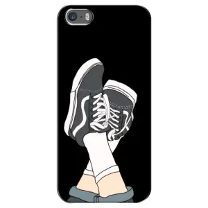 Чехол с Прикольным принтом на iPhone 5 / 5s / SE (Кеды)
