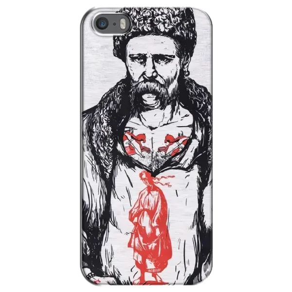 Чехол с рисунком «Кобзарь» для iPhone 5 / 5s / SE Чехол с рисунком «Кобзарь» для iPhone 5 / 5s / SE