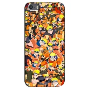 Чохли з принтом НАРУТО на iPhone 5 / 5s / SE (Коллаж Наруто)