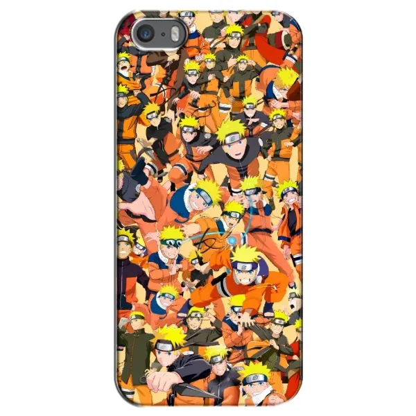 Чехол с рисунком «Коллаж Наруто» для iPhone 5 / 5s / SE