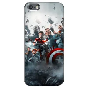 Чехол Супергерои Марвел на Айфон 5 / 5с / СЕ (Команда марвел)