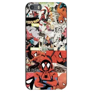 Чехол Супергерой Человека Паука на iPhone 5 / 5s / SE (Комикс Паука)