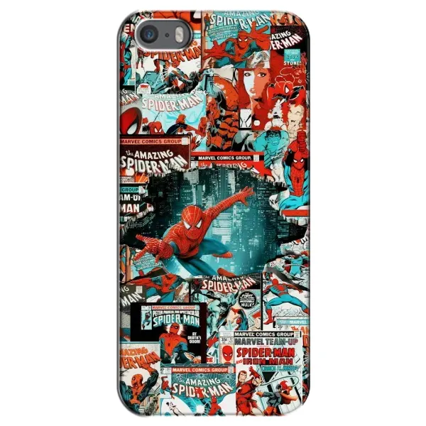 Чехол с рисунком «Комиксы Человек Паук» для iPhone 5 / 5s / SE Чехол с рисунком «Комиксы Человек Паук» для iPhone 5 / 5s / SE