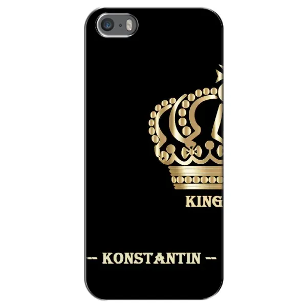 Чехол с рисунком «KOSTYA» для iPhone 5 / 5s / SE