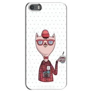 Чохол на тематику: Коти для iPhone 5 / 5s / SE (Кіт аристократ)
