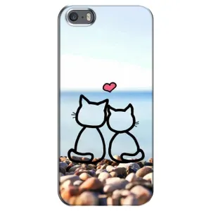 Силиконовые Чехлы Любимому человеку для iPhone 5 / 5s / SE (Котейки)