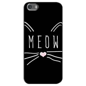 Бампер з зображенням Котиків для Айфон 5 / 5с / СЕ (КОТИК MEOW)