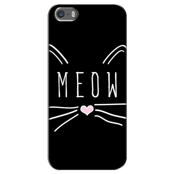 Чохол з малюнком «КОТИК MEOW» для iPhone 5 / 5s / SE
