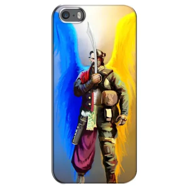 Чехол с рисунком «Козак с крыльями» для iPhone 5 / 5s / SE Чехол с рисунком «Козак с крыльями» для iPhone 5 / 5s / SE